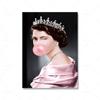 Elizabeth Print Altered Vintage Art Eclectic Wall Poster Canvas Painting Bubblegum Grappig Pictures Home Decoration Murals