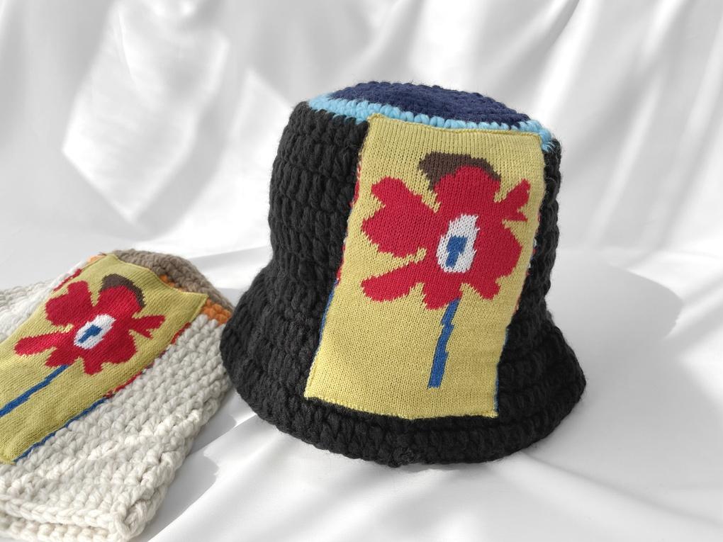 Women's Daily Vintage Flower Patch Bucket Hat