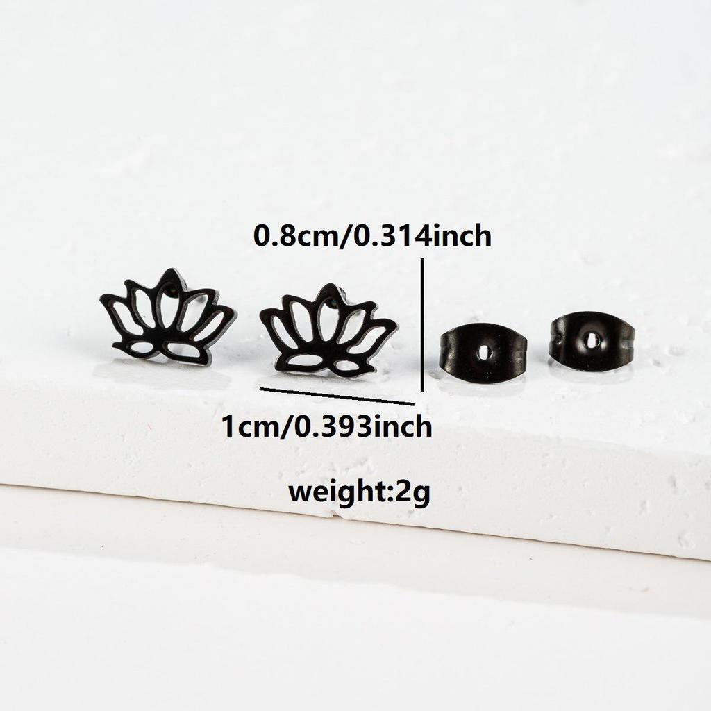 Niszowe Kolczyki Sztyfty ze Stali Nierdzewnej dla Kobiet – Design Żurawia Origami i Renifera, Kolekcja Mody 2025