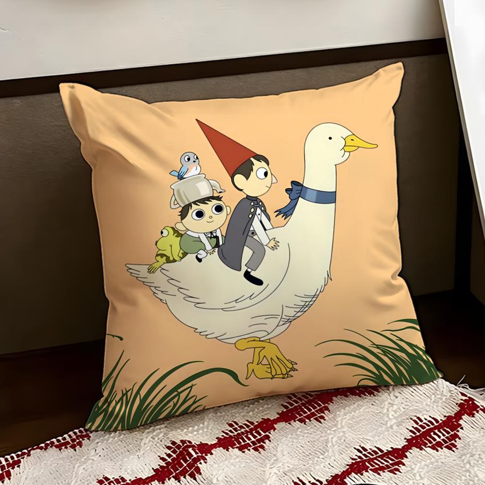 OOver The Garden WallS Cushion Cover Reversible Soft Durable Pillow Cover Home Car MultiScene Use for Daily Comfort