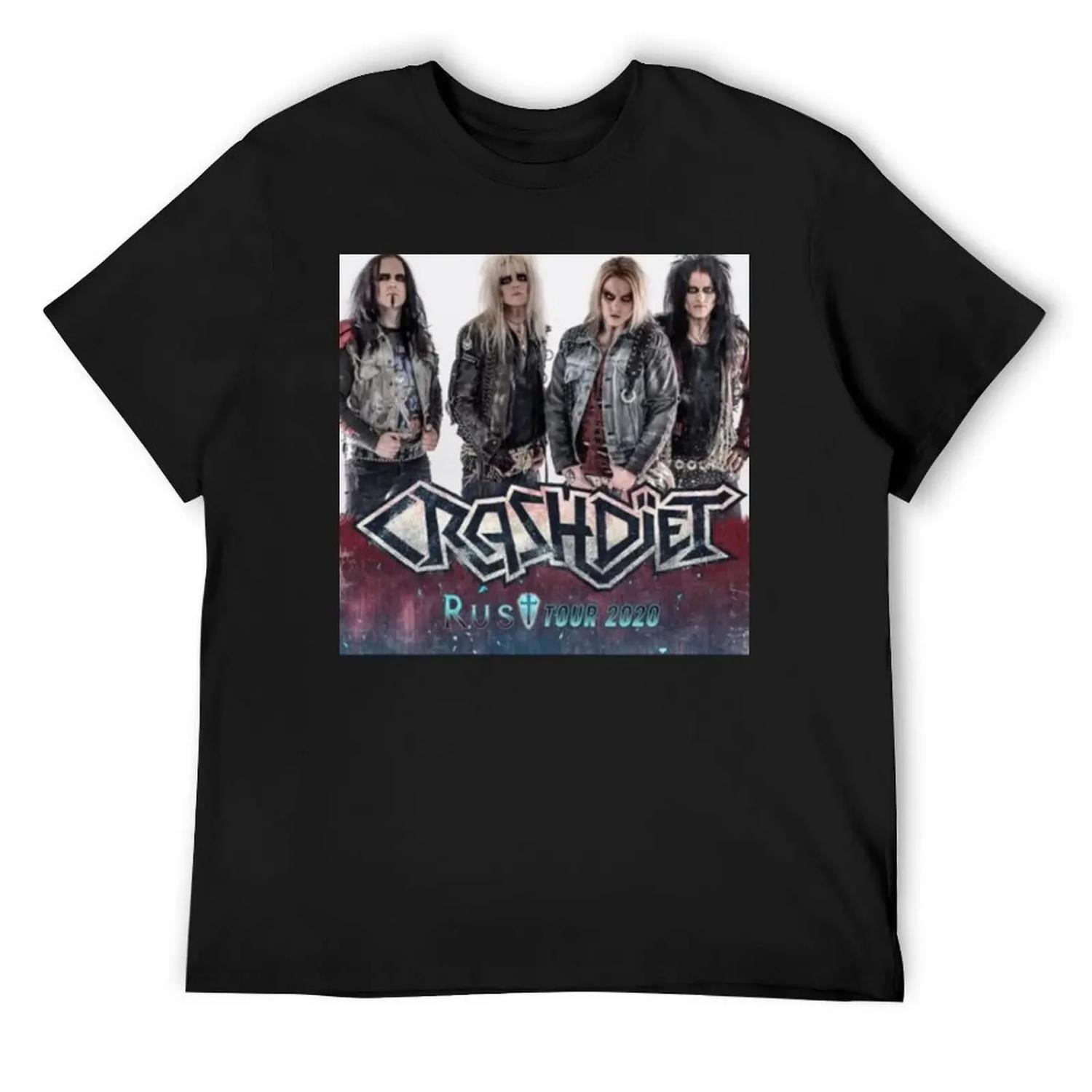 

Crashdiet Pin Button Essential T-Shirt blanks shirts graphic tee shirts graphic man t shirt men t shirts XXXXXL чорний