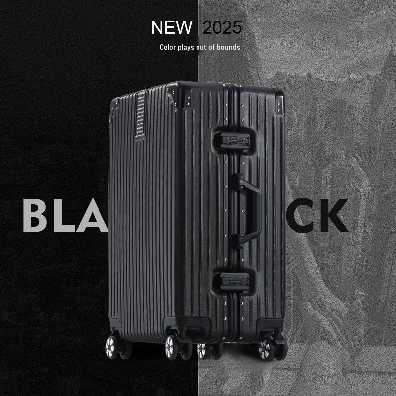 Durable Aluminum Frame Suitcase - 26-Inch Large Capacity, 24-Inch Carry-On, 20-Inch Trolley