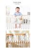 Pure Cotton Crepe Baby Crib Storage and Diaper Hanging Bag - Multiple Colors