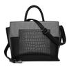 Large Capacity Tote Bag, European and American Retro Crocodile Pattern Bag, Women's High-end Embossed Commuting Handbag