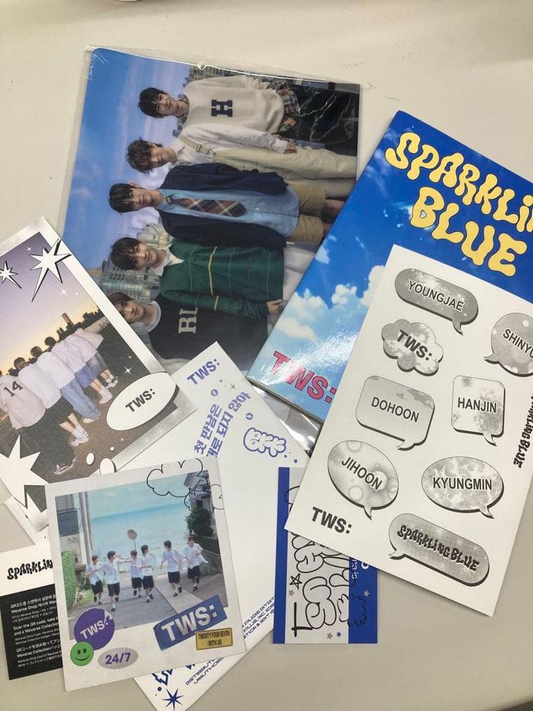 [USED] TWS / SPARKLING BLUE autographed