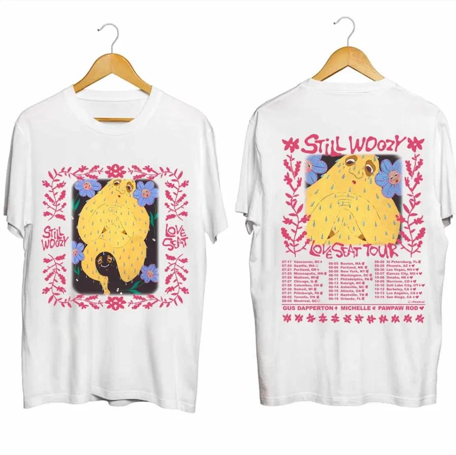 

New Still Woozy Loveseat Tour 2024 Double Sided TShirt - Men s Heavyweight Fan High-end Luxury Is for Both Men and Women Top Y2k 4XL