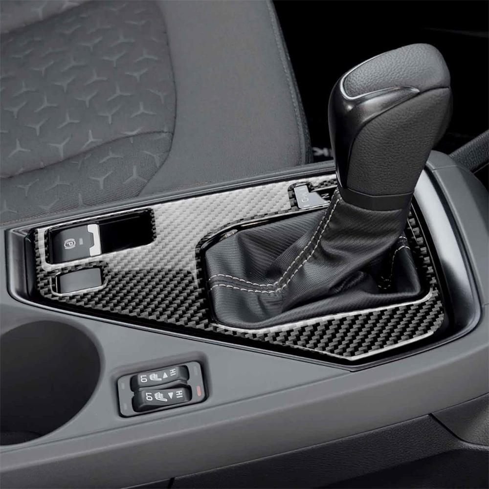 1x Carbon Fiber Gear Shift Soft Sticker Cover For Subaru Crosstrek 2024