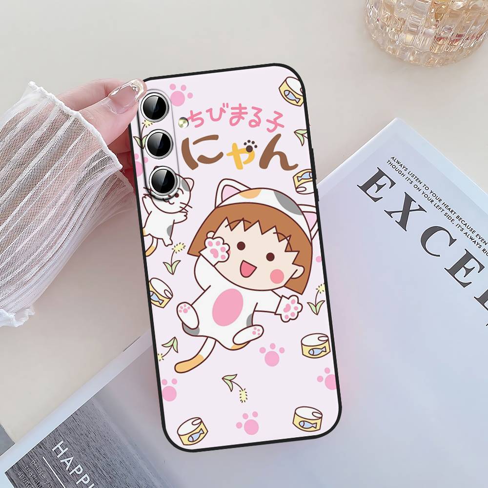 Chibi Maruko Chan Phone Case For Samsung Galaxy S21 S22 S23 S24ULTRA S25ULTRA FE Ultra Plus5G A52S S26 Soft Cover