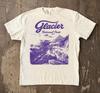 Glacier National Park Retro T-Shirt, Rocky Mountains Nature Graphic Tee