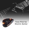 Musiin Premium Handmade Clear Tone Picks for Electric and Blues Guitar 2 Pieces 3-in-1 Multi-Flat Guitar, Bass, Acoustic, Jazz, (Torty) -