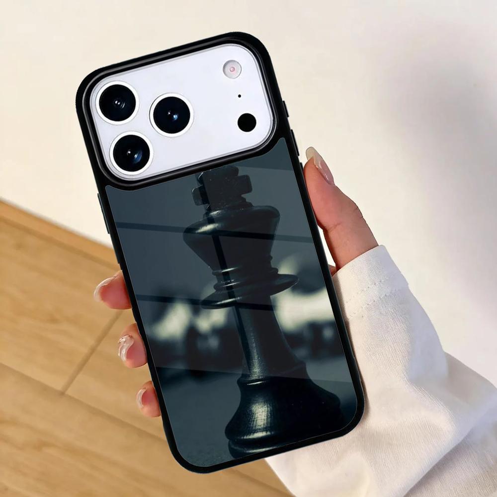 Chess King Board Game Battle Mobile Phone Case for IPhone 17 AIR 16pro Max 15 14 13 12 11 Bumper Cover