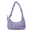 Stylish And Trendy Women's Large Capacity Single Shoulder Bag In Black White Purple Pink And Blue