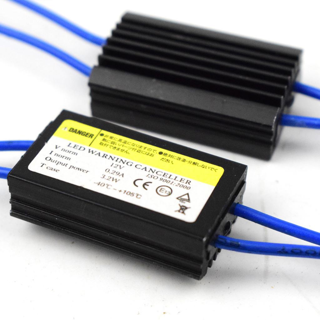 LED Warning Canceller Fault Decoder Canbus Cable T10 W5W 194 12V Load Resistor Car Lamp NO Error Eliminator Malfunctions