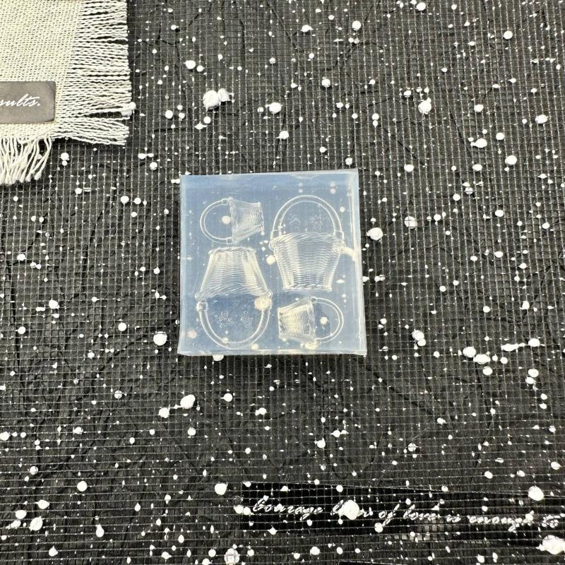 Flower Silk Ribbon Butterfly 3D Silicone Nail Mold Transparent Relief Nail Template Diy Nail Art Decoration Manicure Design Tool