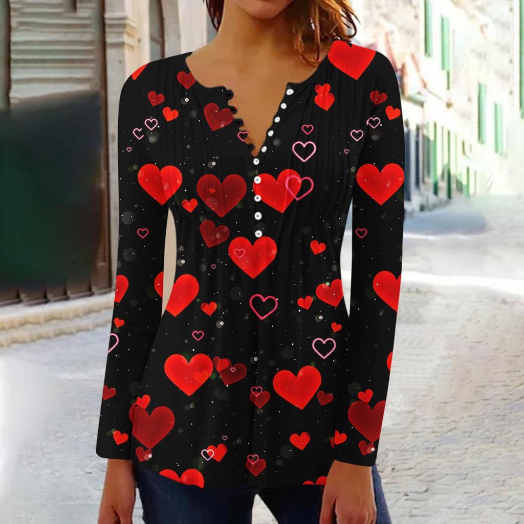 Long Sleeve Shirts For Women Fall Fashion Dressy Casual Blouses Trendy Pleated Tunic Tops For Leggings Love