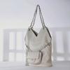 Genuine Leather Small Fragrant Rhombus Chain Underarm Bag First Layer Cowhide Large Capacity Single Shoulder Child And Mother Bag Neutral Trend