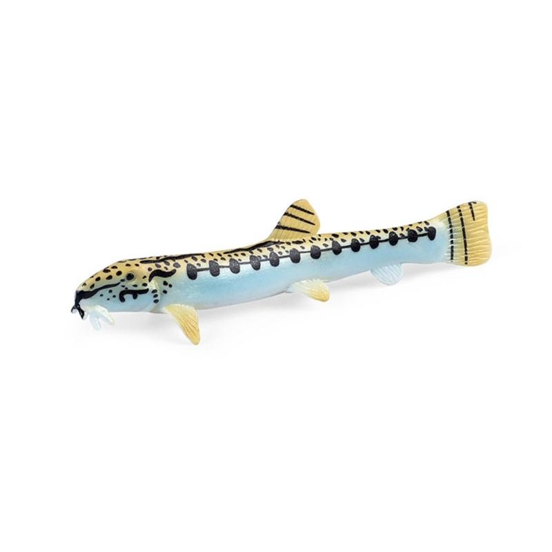 Simulated Plastic Fish Models Realistic Bass Fake Fish for Home Decoration and Science Exhibits