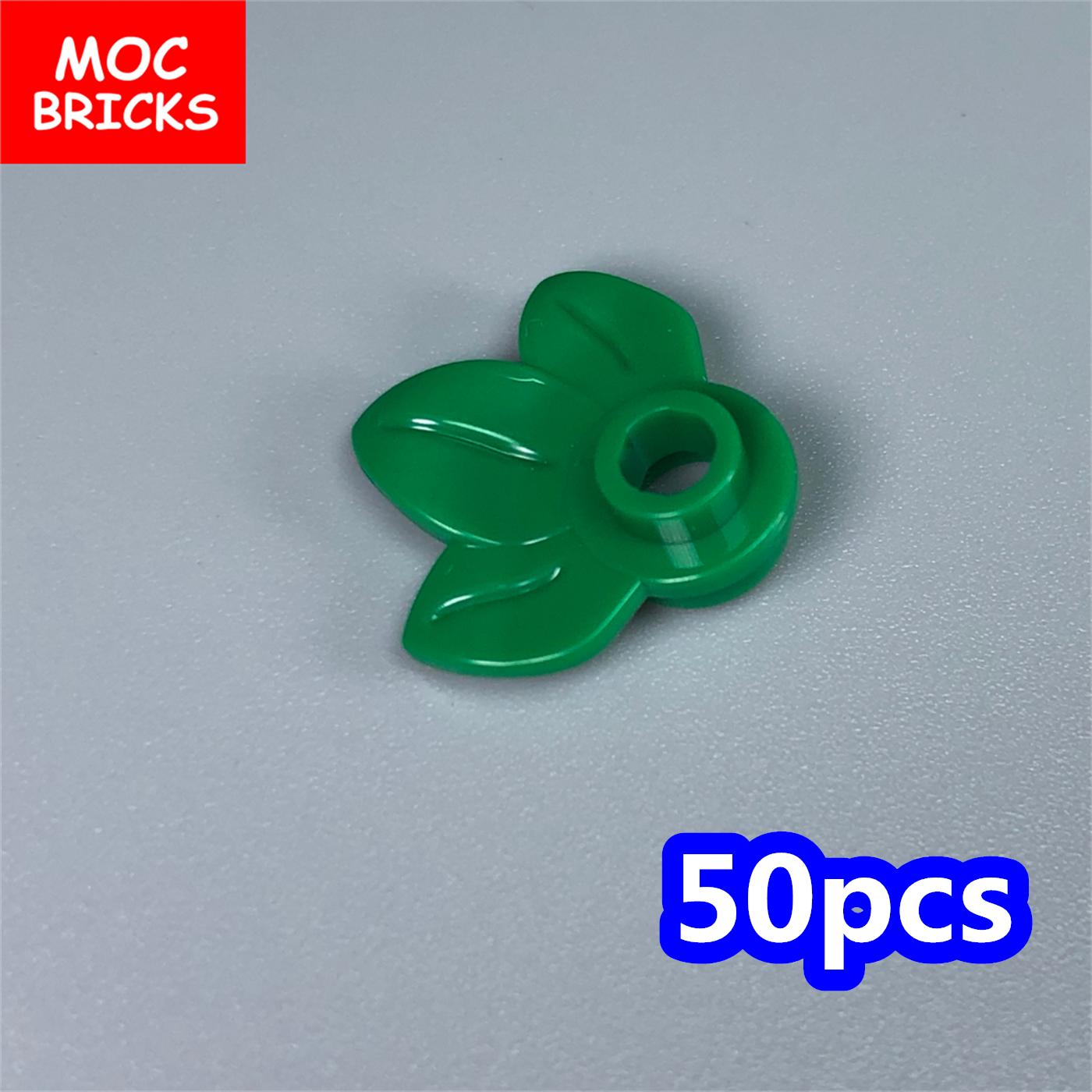 

MOC Blocks Flower Grass Leaf City 32607 32606 18853 Accessories View DO IT YOURSELF Learning Construction Bricks Children Gifts