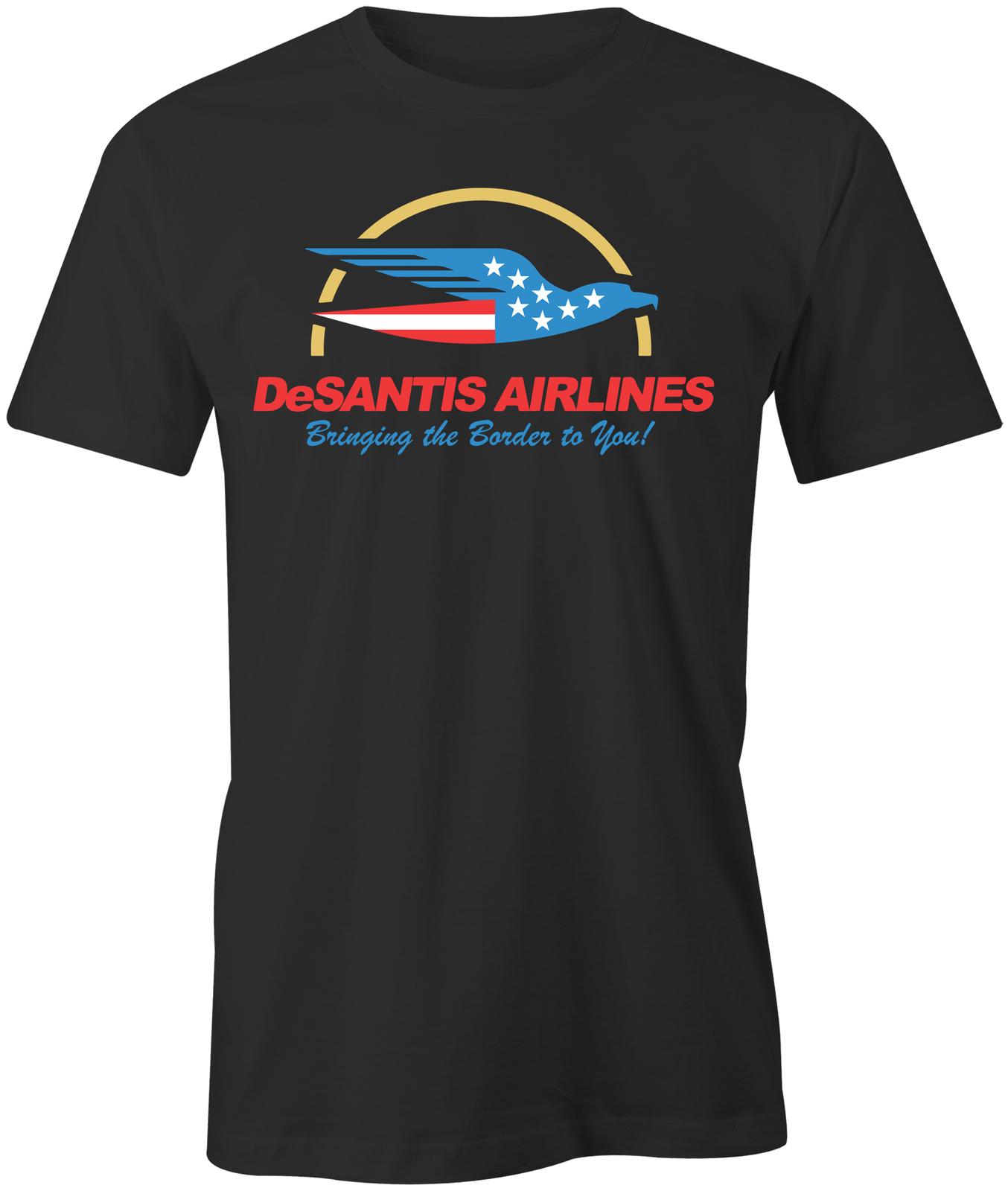 DESANTIS AIRLINES TShirt Tee Printed Graphic T-Shirt Gift CLOTHING S1BCB083 XXXL