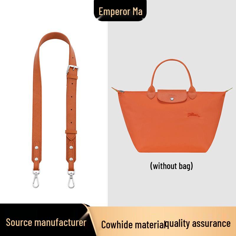 Ma Huang Shi Long Regulowana Torba ze Skóry Bydlęcej z Krótkim Uchwytem i Szerokim Paskiem Crossbody