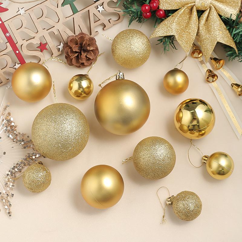 24/30Pcs 6CM Christma Balls Decoration Hanging Christmas Tree Ornaments Ball Pendant Home Room Decor 2025 New Year Navidad Decor