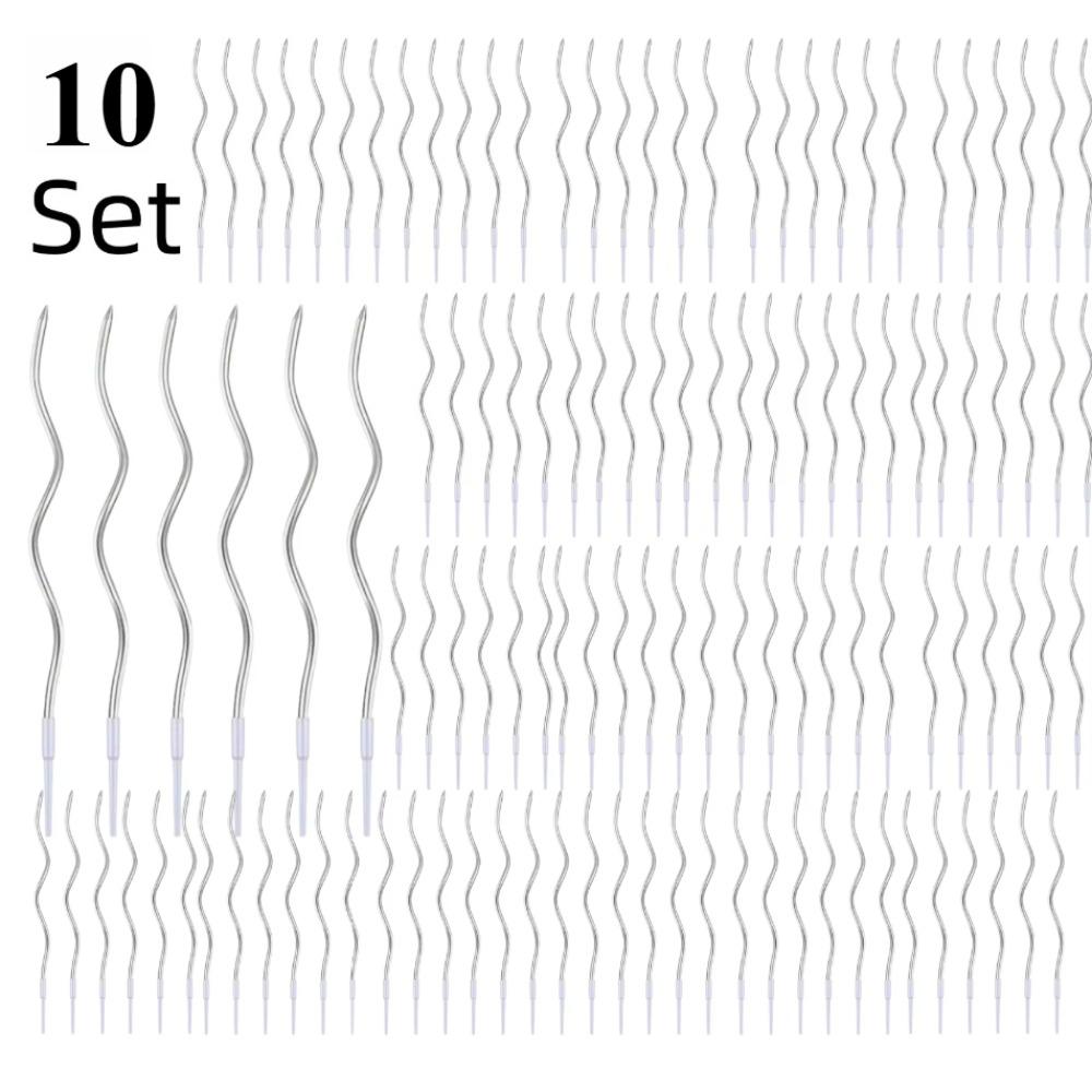 6/pcs10/20setBirthday Candles Spiral Cake Candles Long Thin Cake Candles For Wedding Party And Cake Decoration