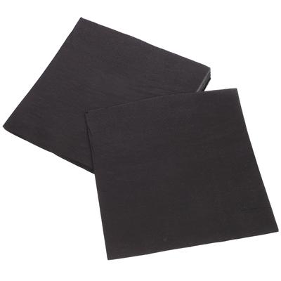 20pcs Black Lunch Napkins Disposable Cocktail Party Paper Napkins 6.5x6.5 Inch for Birthday Wedding Special Occasions