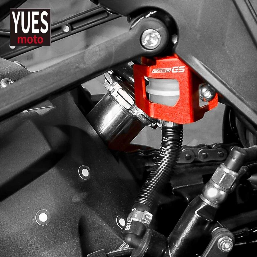 Motorcycle Accessories CNC Rear Brake Fluid Cover Reservoir Guard Protective For BMW F850GS 2018  With LOGO F 850 GS