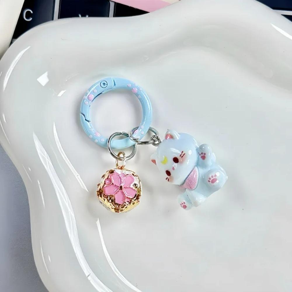Resin Sweet Keyring Cartoon Design Korean Keychain Fashion Cute Bag Pendant  Bag Accessories