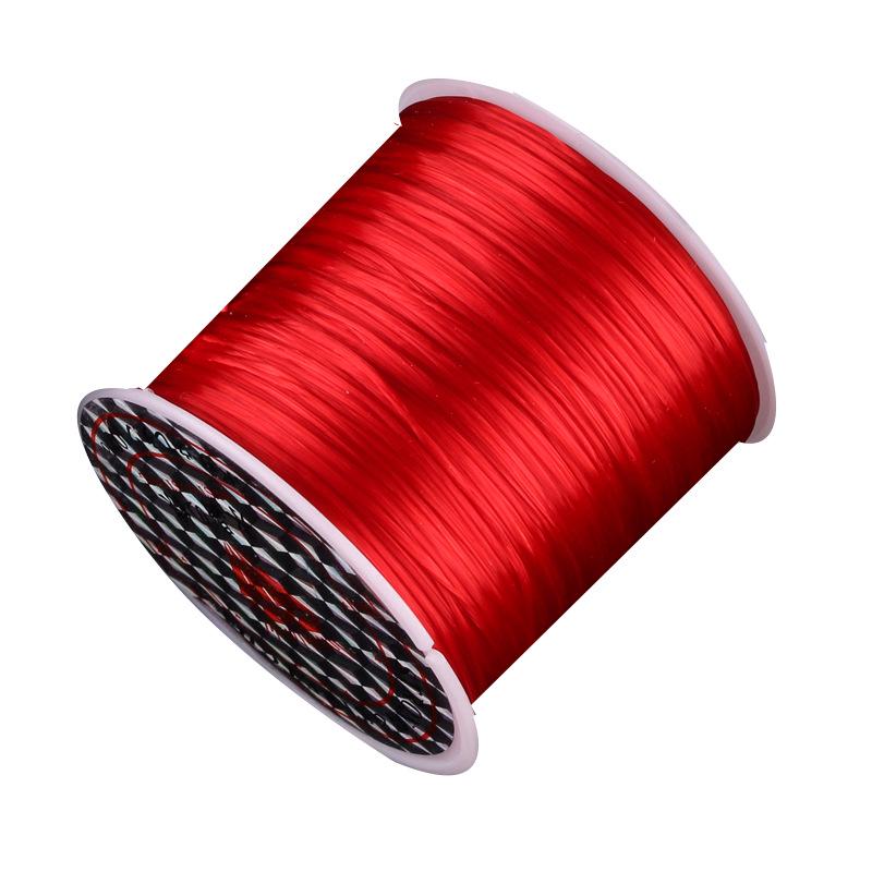 Fil Plat en Cristal Élastique pour Perles DIY et Création de Bracelets