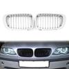 Car Front Fence Grill Grille Chrome For BMW E46 2 Doors 1998 2000 2001 3 Series