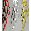 Autocollant de voiture flamme Totem autocollant de décoration de carrosserie 3D tridimensionnel flamme totem accessoire de décoration de voiture autocollant