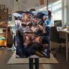 1Pc Cartoon Print Flannel Blanket, High Quality Comfortable for All Seasons, Home Decor, Warmth and Comfort, Perfect for Christmas Birthday Gift