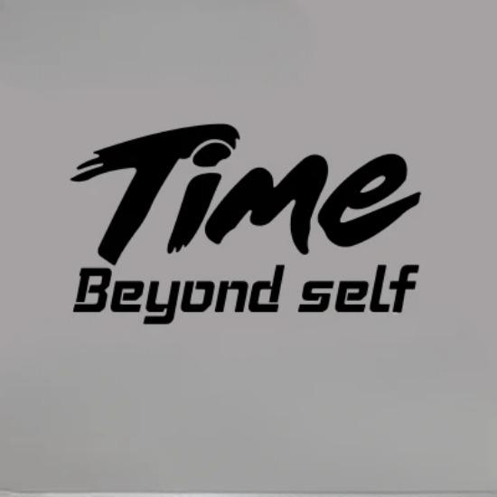 

TIME BEYOND SELF Car Stickers for Auto Window Windshield Bumper Body Decoration Vinyl Decals Scratch Covering Car Accessories 23x13CM