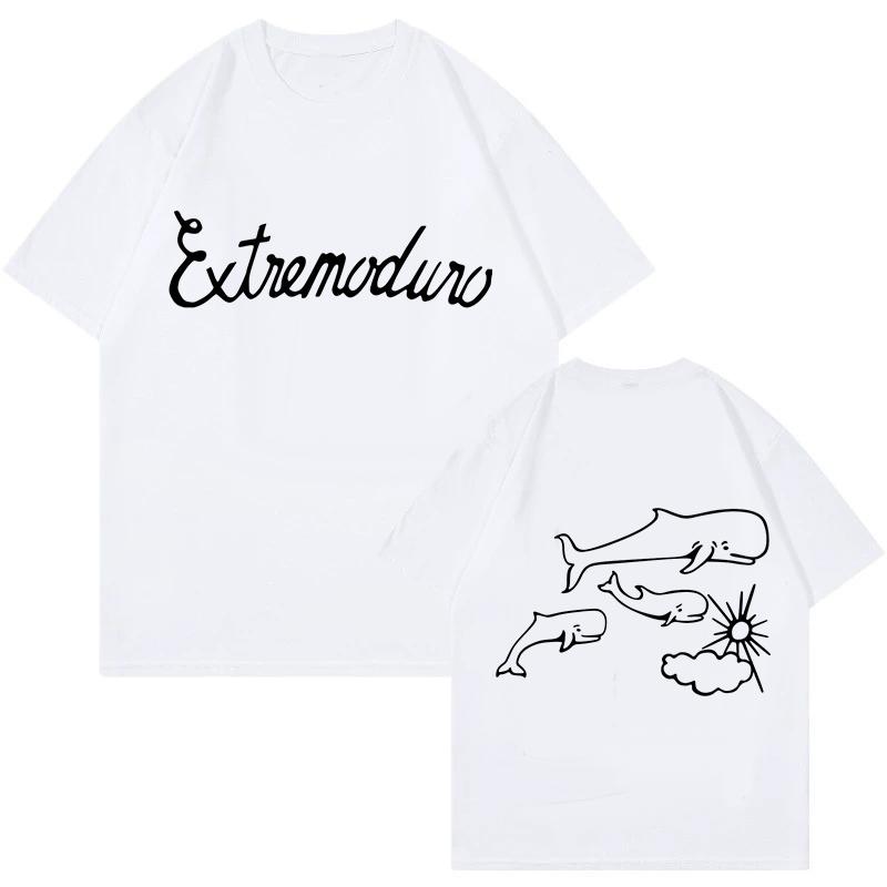 Unisex Fashion Rock Band Extremoduro Print Short Sleeve T Shirt Men Women Graphic Vintage T-Shirt Y2k Hip Hop Tees Tops Clothes