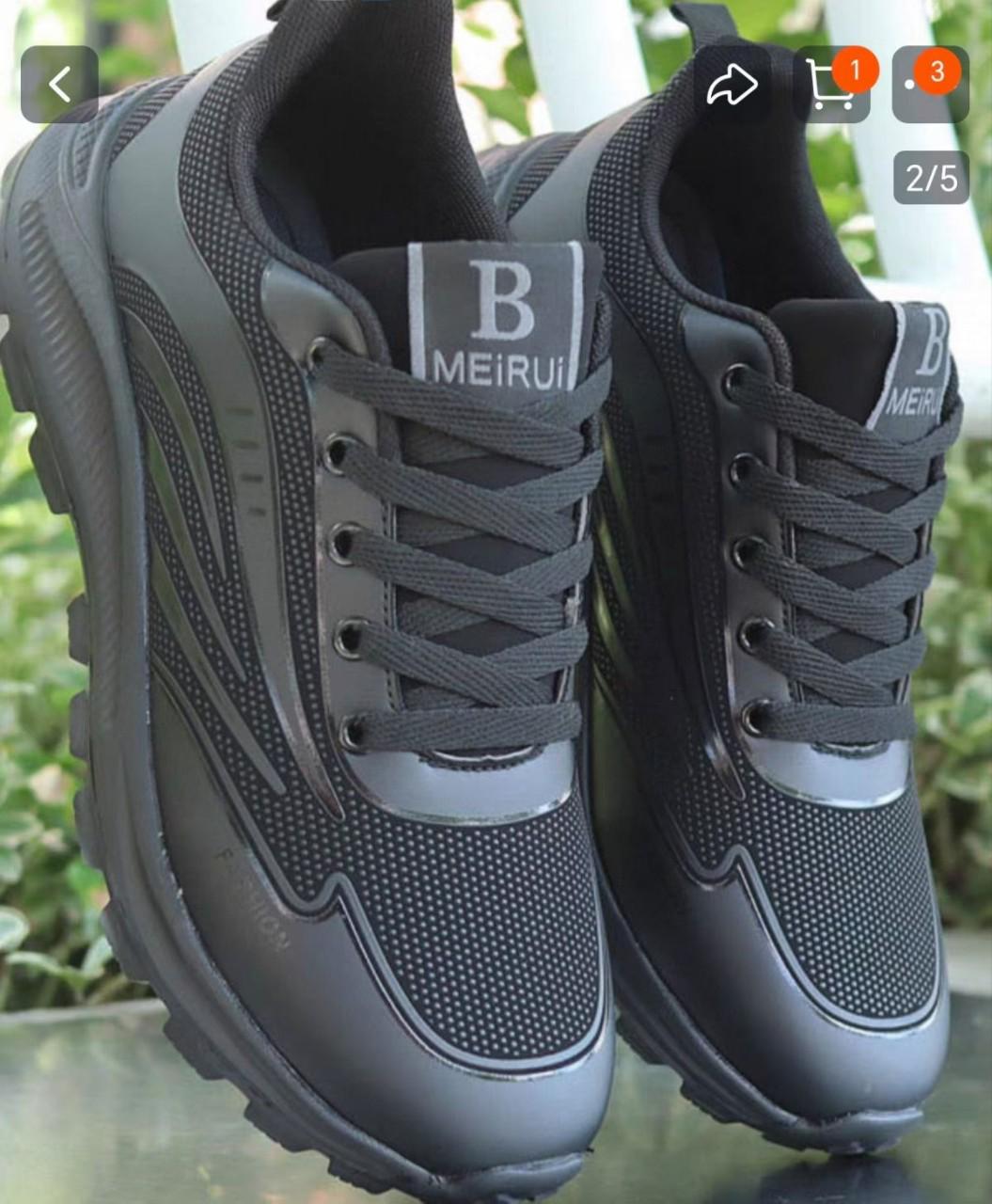 

Унисекс Водонепроницаемые Нескользящие Кожаные Повседневные Кроссовки для Бега - Универсальные, Мягкая Подошва, Амортизирующие 41 Men чёрный