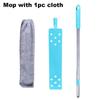 Mop Set 360° Microfiber Duster with Extendable Pole Stainless Steel Telescoping Gap Dust Brush Long Flat Flexible Duster KTY