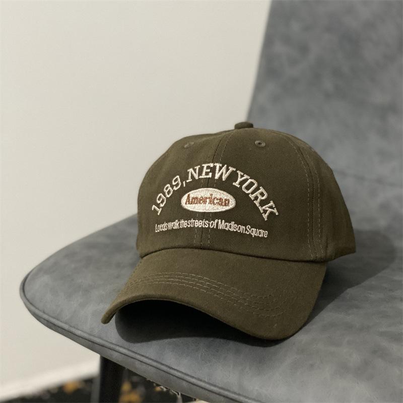 

2025 шляпа женская летняя осенняя универсальная кепка-купол для пары мужские и женские регулируемые повседневные бейсболки Adjustable темно-коричневого