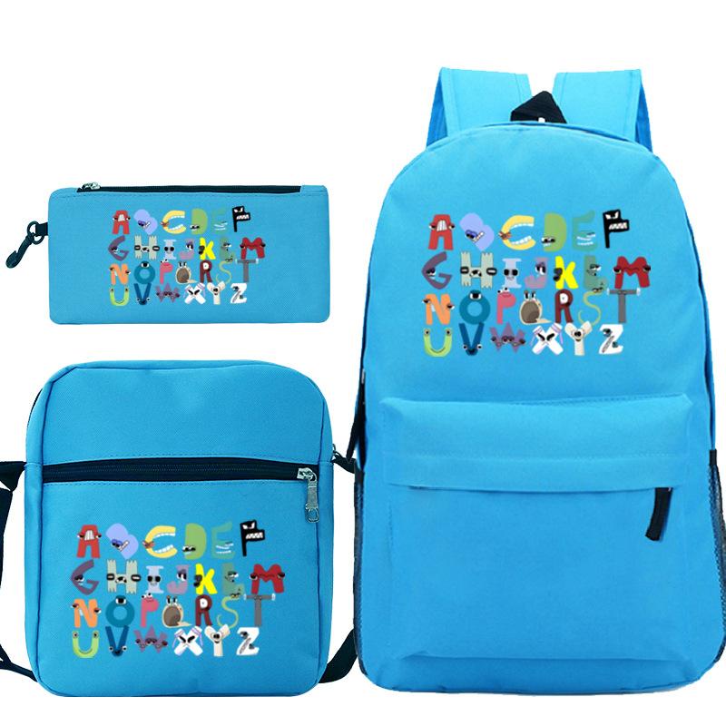 Game Alphabet Lore Alphabet Legend School Bag Backpack Shoulder Bag Pencil Case