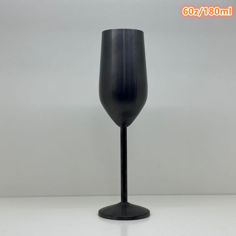 Elegant Gold Silver Stainless Steel Champagne Glasses Cocktail Glass Goblet Best Gift For Wedding Party Birthday Party Christmas