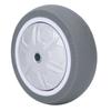 Kółko stałe 6-calowe z gumy TPR odporne na zużycie ciche koło do wózka, wózka narzędziowego, wózka ręcznego