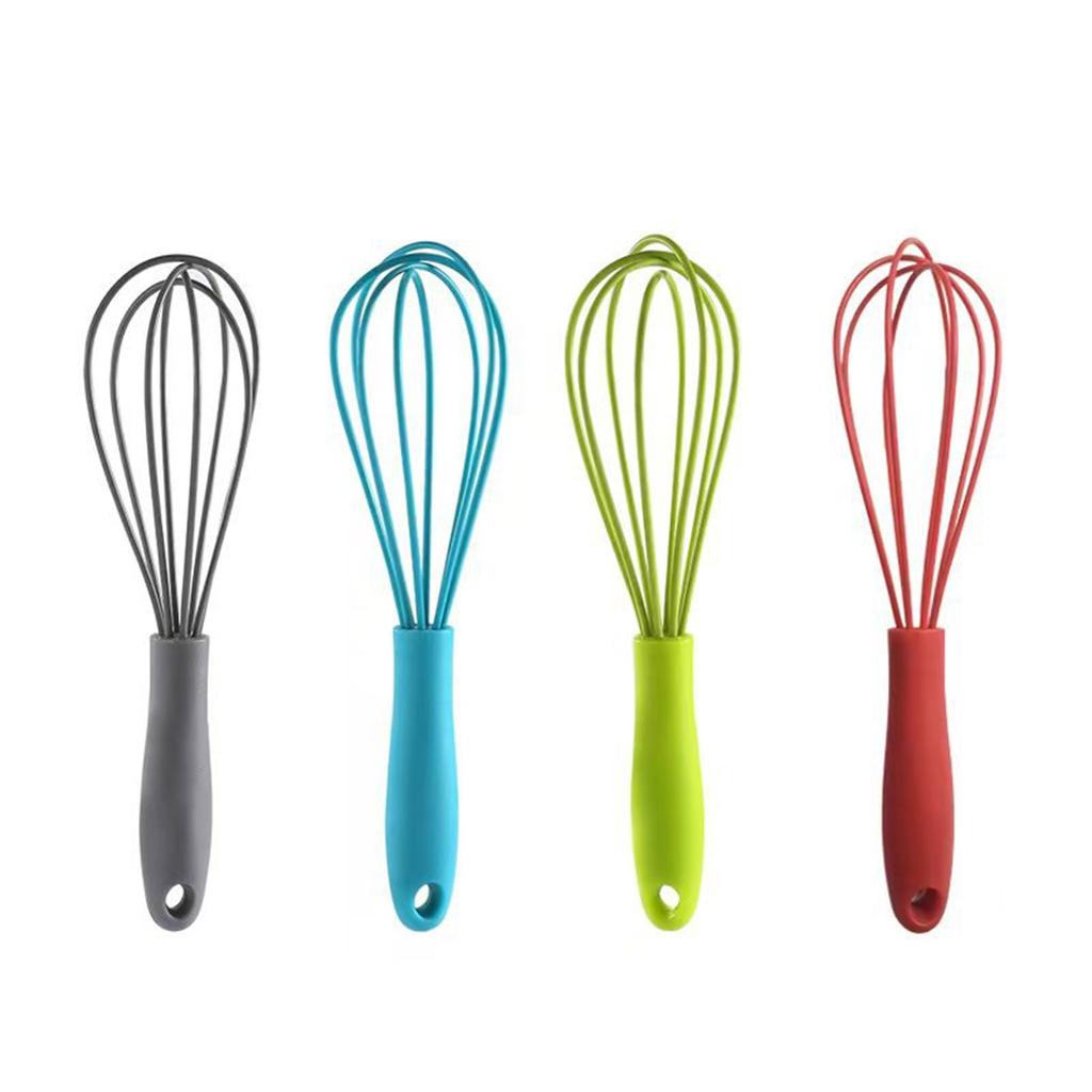 Portable Silicone Eggs Mixer Slip Resistant Eggs Beater Durable Eggs Frothers Cream Foam Maker Silicone Eggs Whiskers