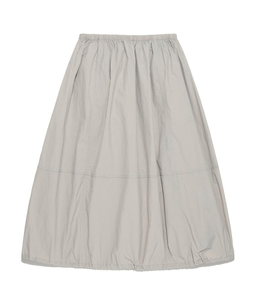 Lee Women'S Two-Way String Long Skirt Light Gray
