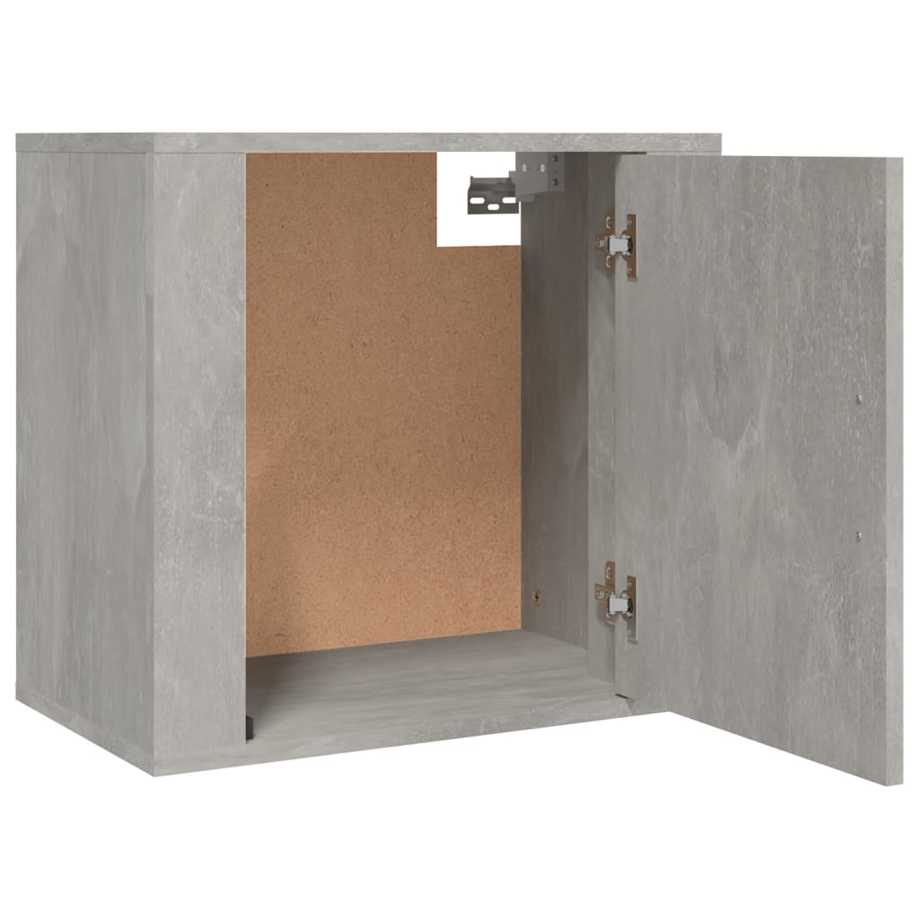 Wall Mounted Nightstands 2 Pcs Concrete Grey 50 X 30 X 47 Cm