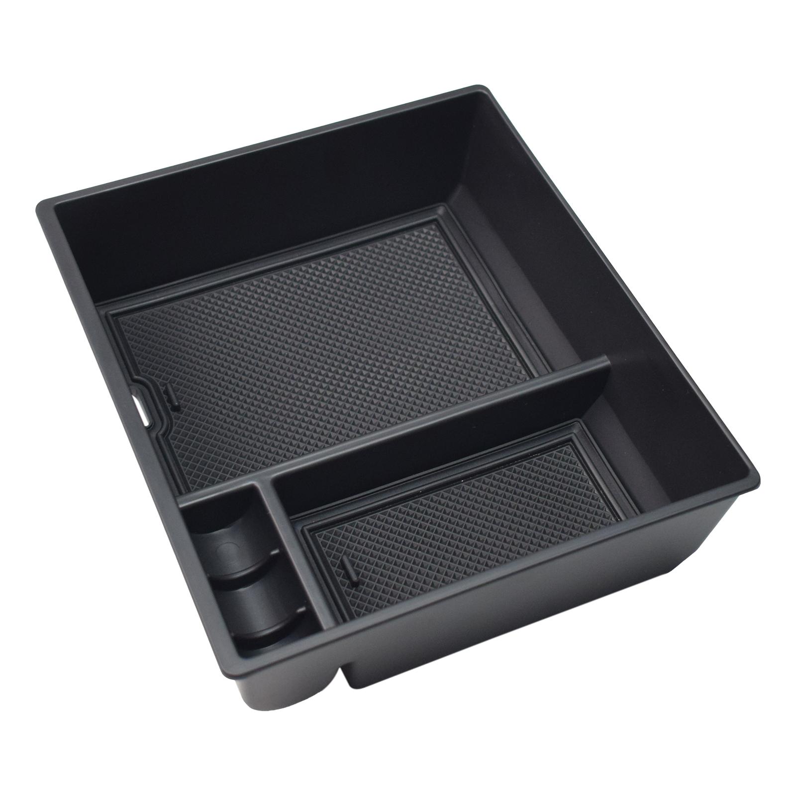 

For 2025 Toyota 4Runner Center Console Organizer Tray Armrest Storage Box Interior Car Accessories Secondary Car ABS Storage Box чёрный