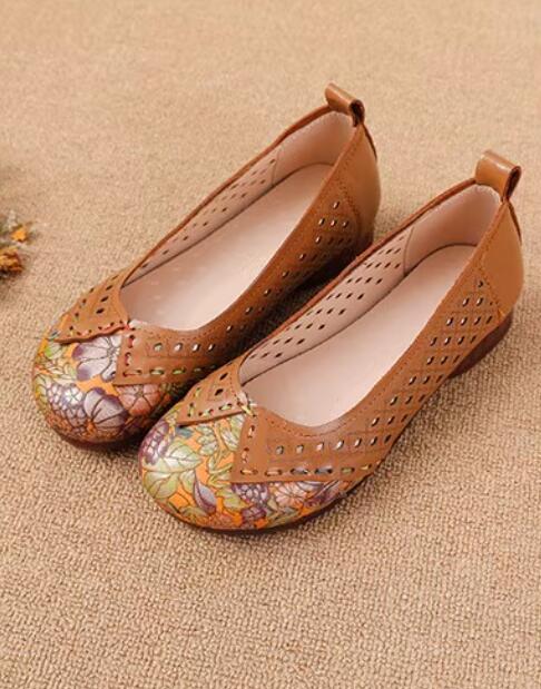 Fashion GKTINOO 2025 Women Loafers Casual Shoes Fashion Breathable Genuine Leather Shoes Sneakers Women Flat Shoes Female Footwear