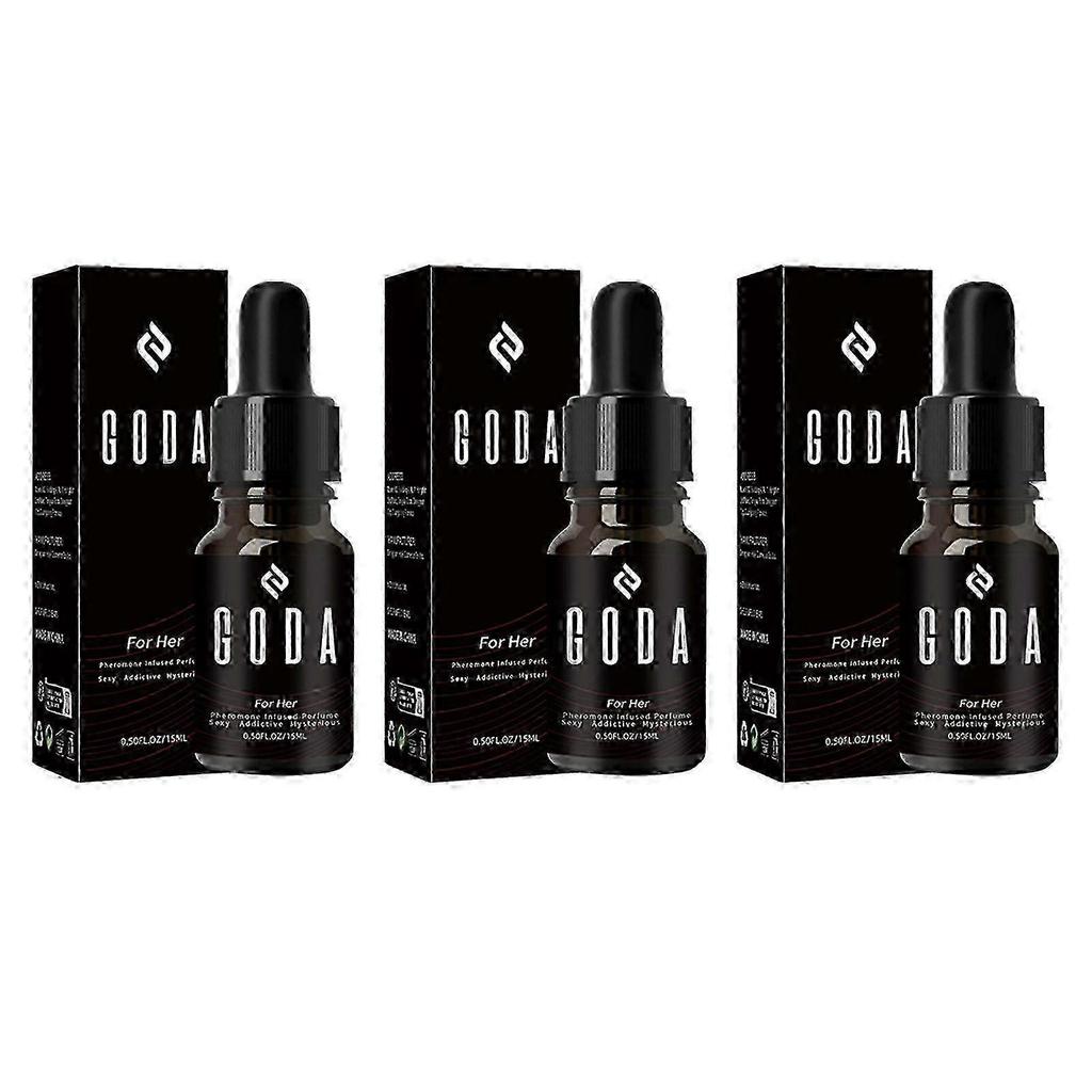 1-3X GODA For Her Pheromone Perfume for Women - 15ml/0.50 Fl. Oz Long-Lasting Goda Pheromone Perfume Gift Less