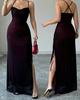 European & American Style 2026 Women's Mesh Camisole Bodycon Dress