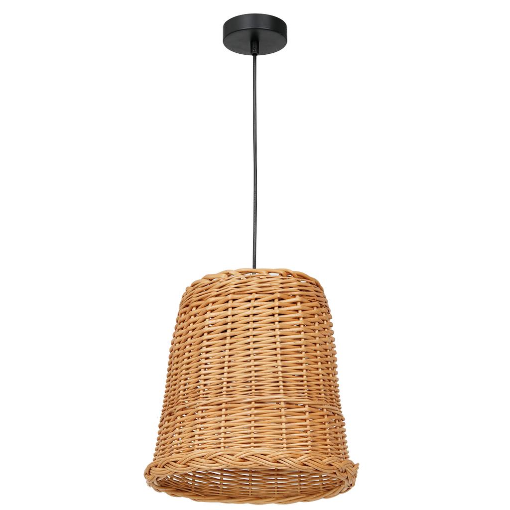 Lampa Wisząca Vimini 1 E27 Naturalne Drewno Wood Milagro Mlp7990