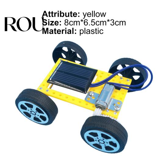 Educational Solar Power Toy Kid-safe Teamwork Ability Plastic Solarpowered Projects Kit for Family